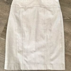 Light gray pencil skirt